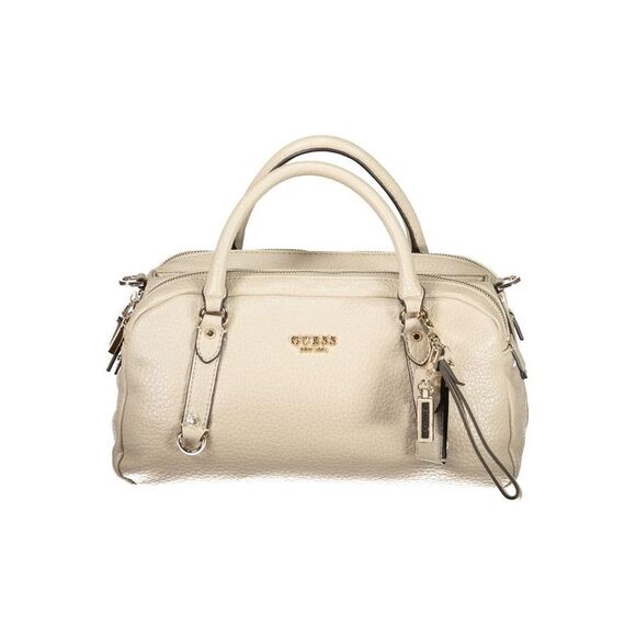 Guess Jeans Beige Polyurethane Women's Women's Handbag